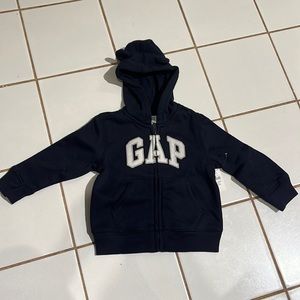 Gap zipper up bear hoodie for baby